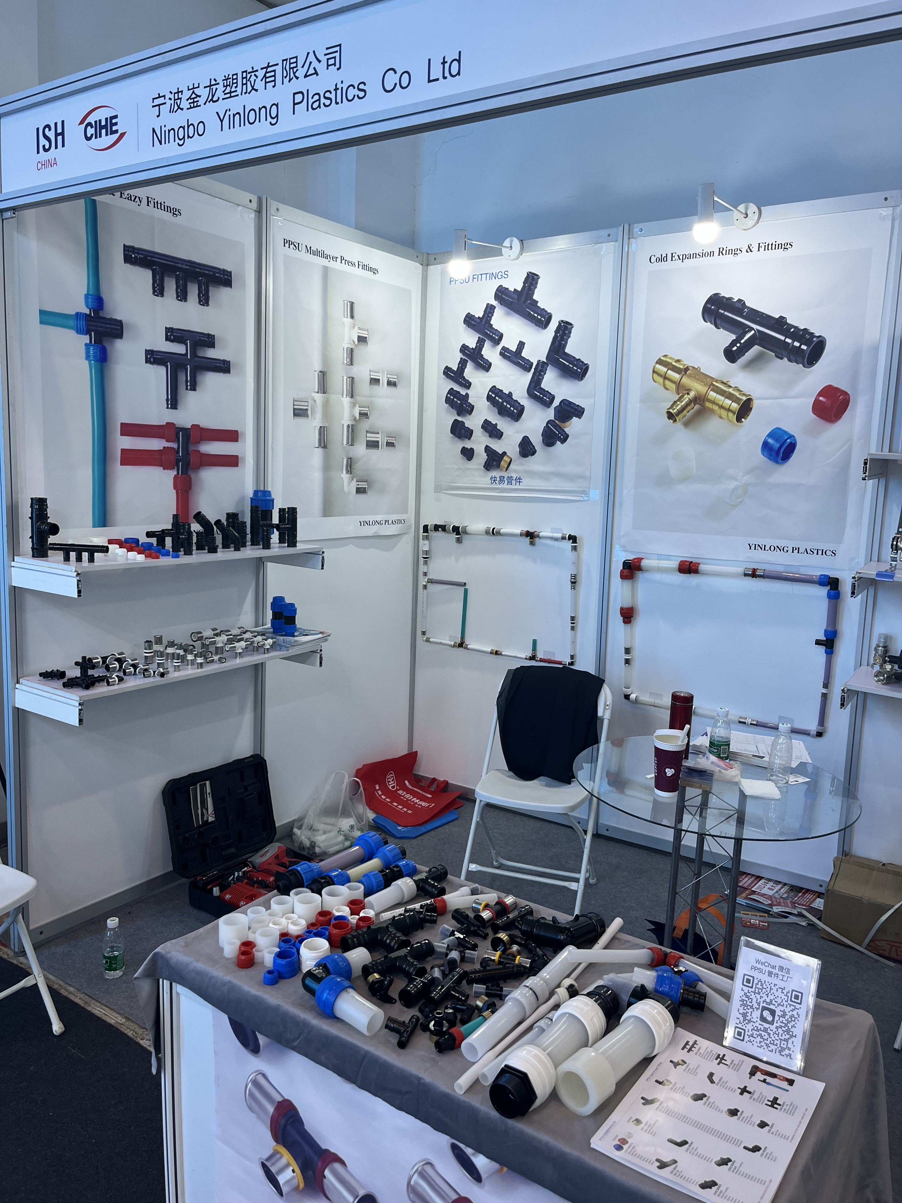 Visitors checking out the products